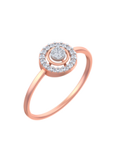 18K Gold & Diamond Ring For Women KSK153